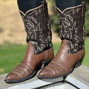 Tony Lama Gold Label 1965-70 made Shark 4100=10.0D